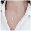 Leaf Silver Necklace SPE-3207